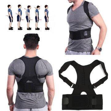 Posture Corrector Shoulder Belt - Back Support Brace for Men & Women | Adjustable Posture Correction