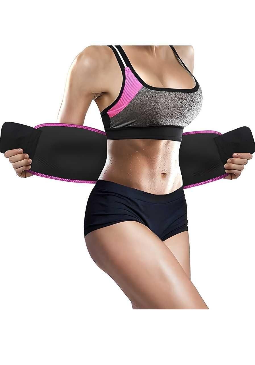 Sweat Belt - Hot Body Shaper Belly Fat Burner for Men & Women | Waist Trimmer for Weight Loss